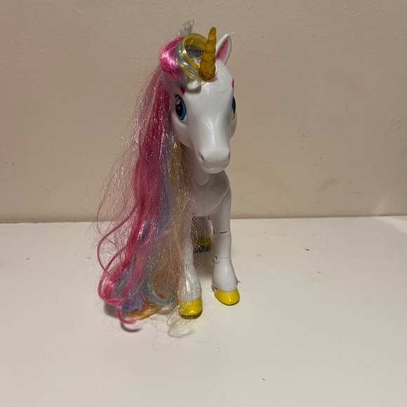 Other - Interactive Sounds Light Up Unicorn Horn Toy Kids White Rainbow Mythical Sparkle